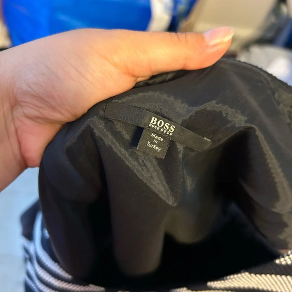 Hugo Boss Navy Blue Career Sheath Dress - Picture 6 of 6